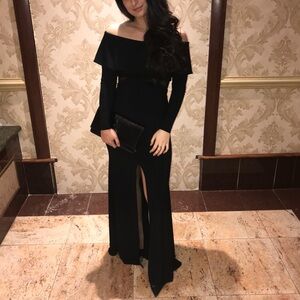 Black Off the Shoulder Dress
